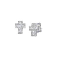 Orecchini Amen Donna Croci in Argento Zircone ECRREBBBZ - ECRREBBBZ